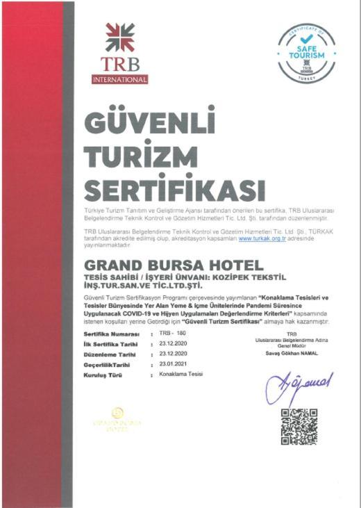 Grand Bursa Hotel Εξωτερικό φωτογραφία